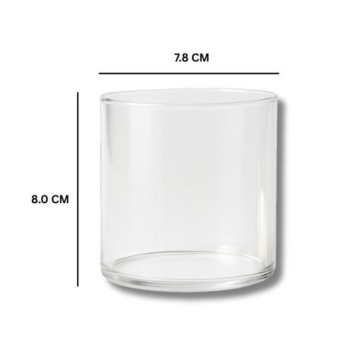 Borotech Heat-Resistant Glass Diya Cover – Glass Dome for Puja, Mandir & Festive Decor