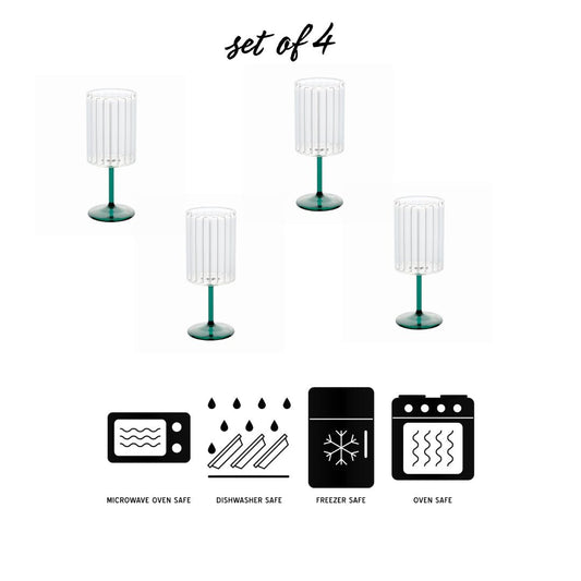 Borosilicate Vintage Bloom Goblet - Borotechheight : 180 mm diameter: 70 mm ml capacity : 280 ml2GreenBorotech
