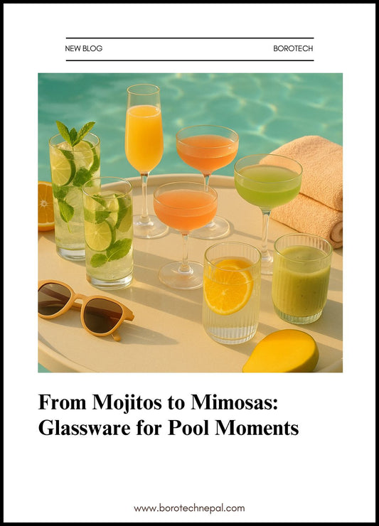 From Mojitos to Mimosas: Glassware for Pool Moments