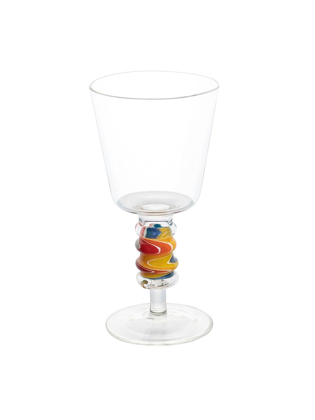 Aurora Wigwag Wine Goblet - Borotechheight : 160 mm diameter: 80 mm ml capacity : 180 ml2TransparentBorotech
