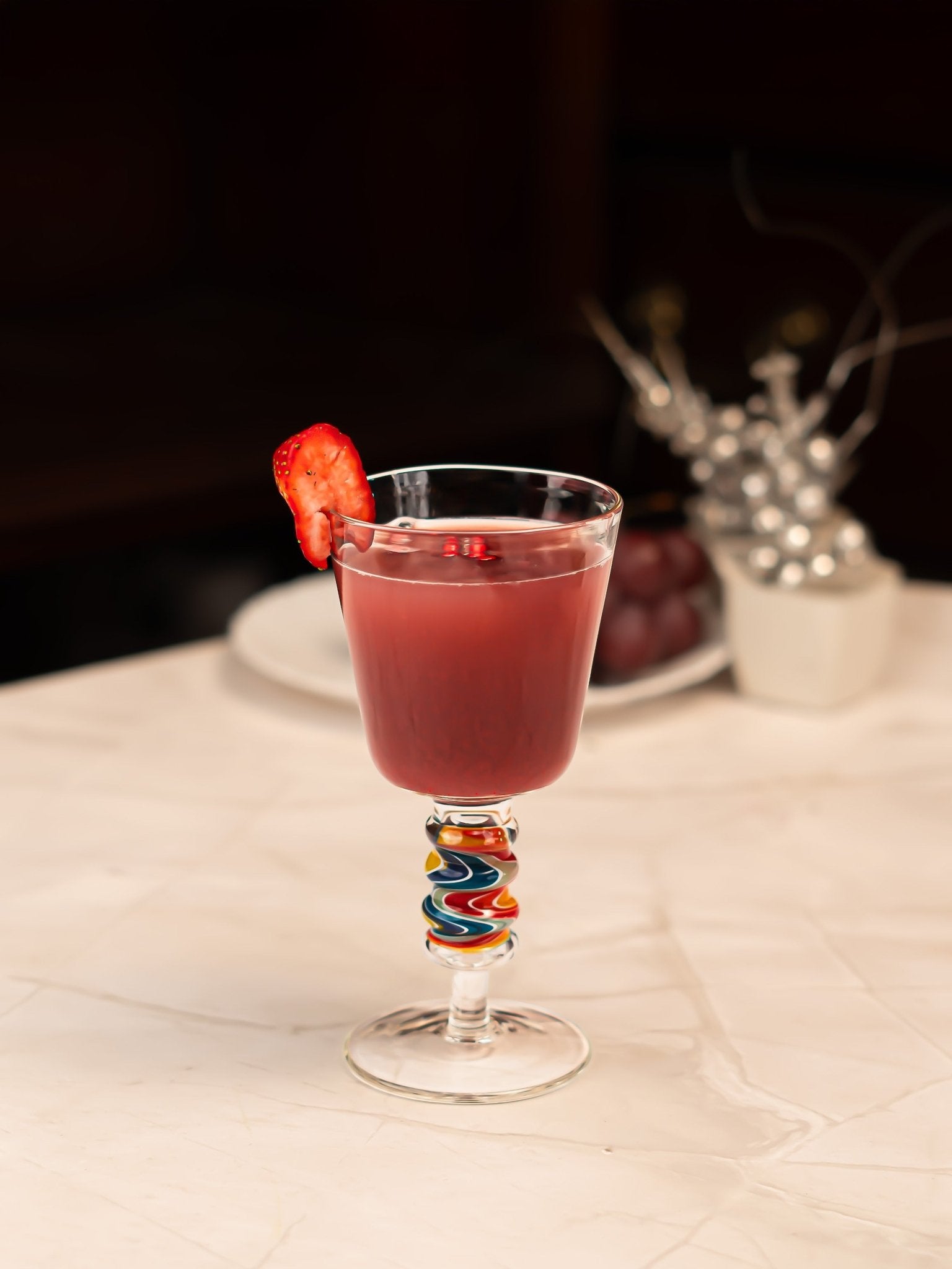 Aurora Wigwag Wine Goblet - Borotechheight : 160 mm diameter: 80 mm ml capacity : 180 ml2TransparentBorotech