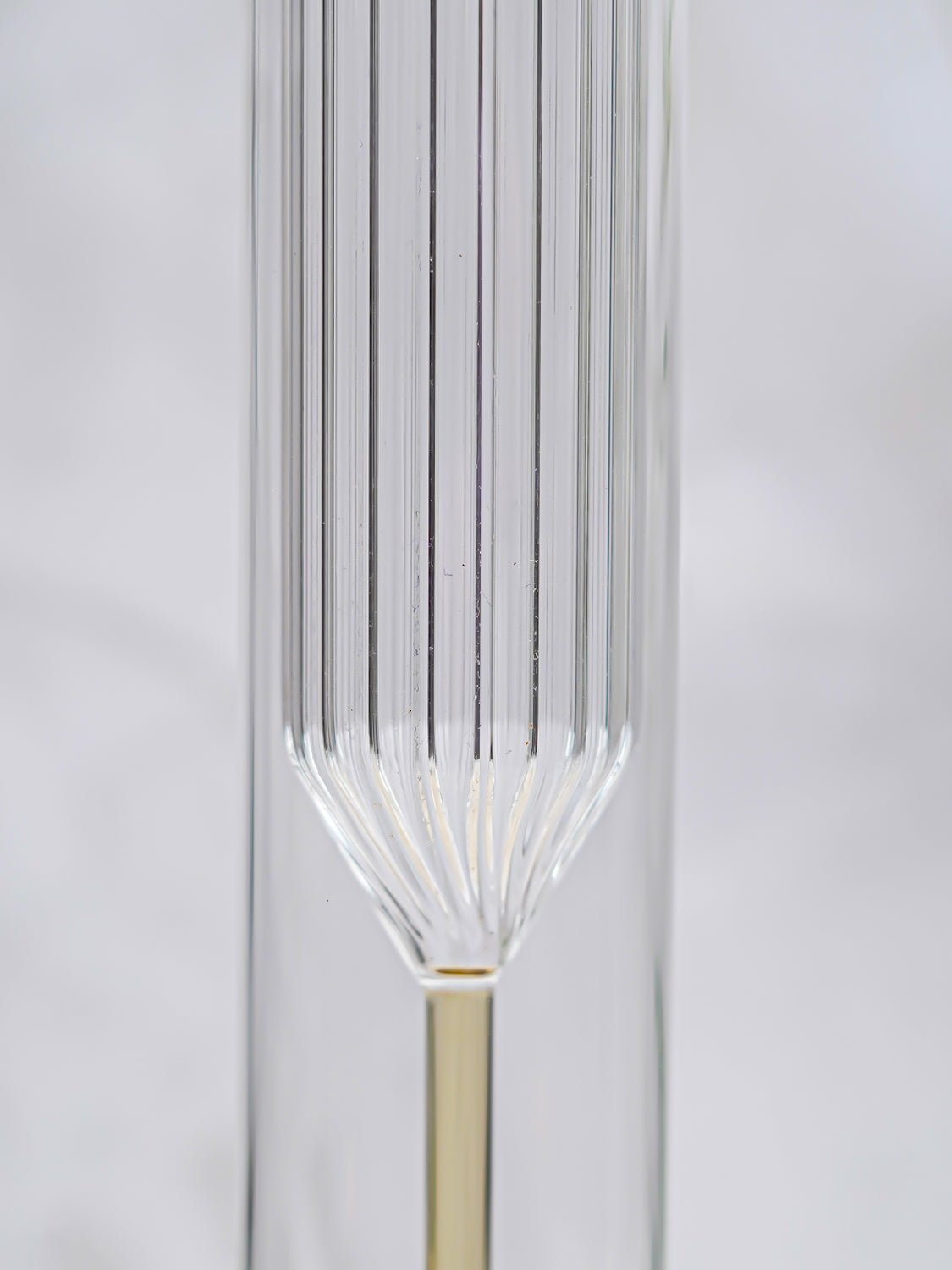 Sparkling champagne served in a double-walled flute, enhancing the drinking experience with its stylish look