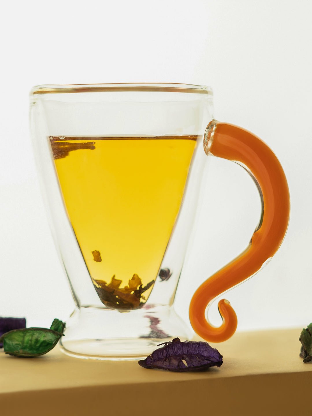 Borosilicate Double-Walled Cups with Curved Handles - Borotech
