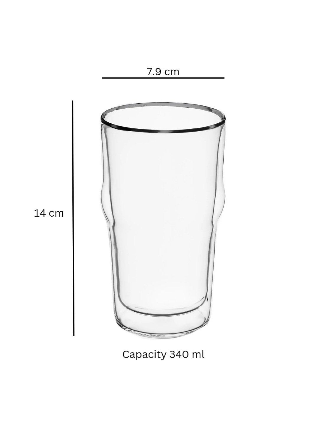 Borotech Glacier Grip Freezable Beer Glass - Borotech2Borotech