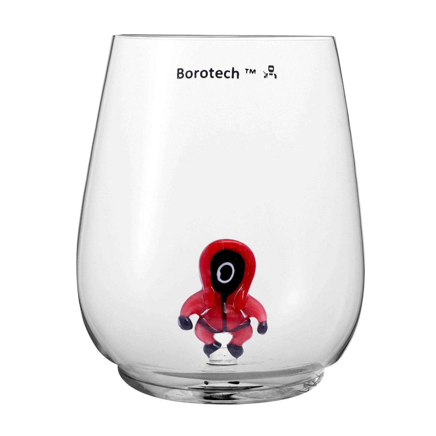 Set of 4 Whimsy Wonders Stemless Glass Set – Playful Elegance - BorotechBorotech